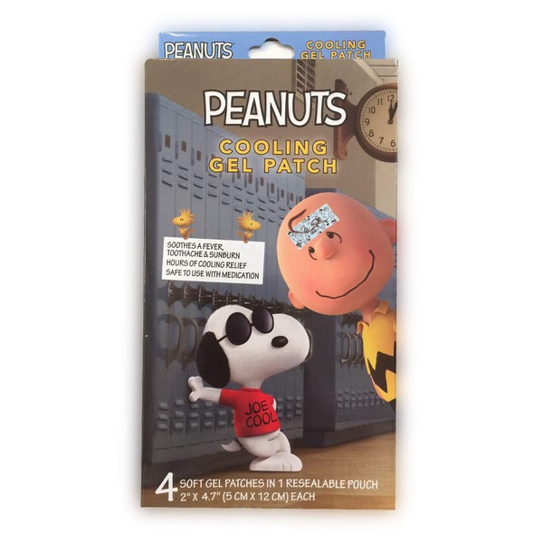 Peanuts Cooling Gel Patch 4 Soft Gel Patches