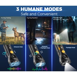 GENMARKS Anti Barking Device for Dogs – Ultrasonic Dog Barking Deterrent with 3-in-1 Modes | 50ft Range, Rechargeable Dog Barking Silencer for Indoor & Outdoor Use | The Barking Stopper.