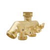 CHSEEO 4 Way Hose Splitter Tap Connector Tap Splitter Tap