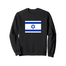 Israel flag, star of David, Judaism, support, solidarity Sweatshirt
