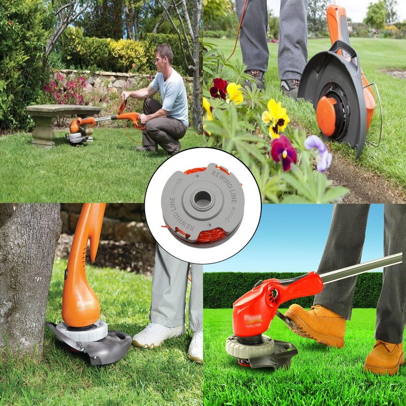 2Pcs Strimmer Spool Line Strimmer Spool for Flymo Strimmer Wire