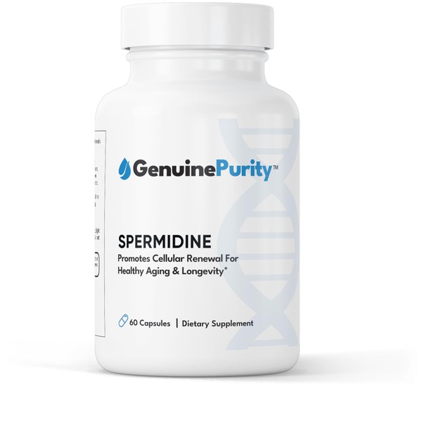 GenuinePurity Liposomal Spermidine 8mg | Spermidine-Rich Wheat Germ Extract |