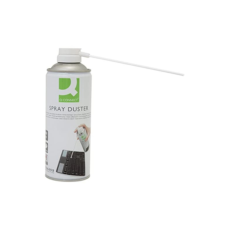 Air Duster Q-CONNECT Flammable 400ml / Computer Accessories/Type-Flammable/Colour-Transparent/Capacity (ml)-400