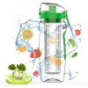 HydroFruition: 32oz Fruit-Infused Hydration Water Bottle Drinkware Stylish Portable Reusable