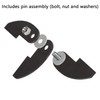 2 Pack Heavy Duty BBQ Smoker Hinge for BBQ Smoker