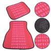 Universal JDM Bride Red Racing Fabric Floor Mats Interior Carpets