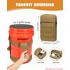 Backpack for 5 Gallon Buckets - Universal Bucket Organizer with