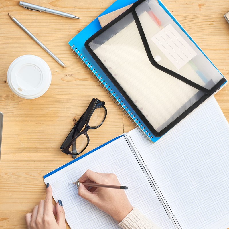 FYY Document Wallet A4.5 Pieces Document Folder A4 Portfolio Folders