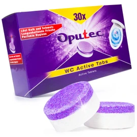 30 x Oputec WC Active Tabs For Cleaning Toilets and Urinals 30