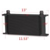 G-PLUS Black AN10-10AN 19 Row Universal Racing Engine Transmission Oil