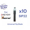 Unbranded XHORSE KEYDIY UNIVERSAL FLIP KEY REMOTE KEY BLADE FOR