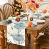 CHAROUP 13x72 Inch Pumpkins Fall Table Runner Autumn Kitchen Dining