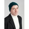 Style & Republic Men's Classic Cashmere Beanie with Ribbed Structure