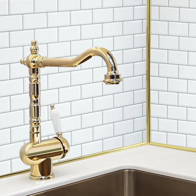 Gold Peel and Stick Trim Molding, 10Ft Premium Wall Ceiling