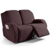Ruaozz Recliner Sofa Covers Recliner Chair Covers Loveseat Recliner Slipcovers