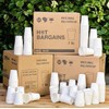 100 x 7oz Single Wall White Paper Cups for Hot