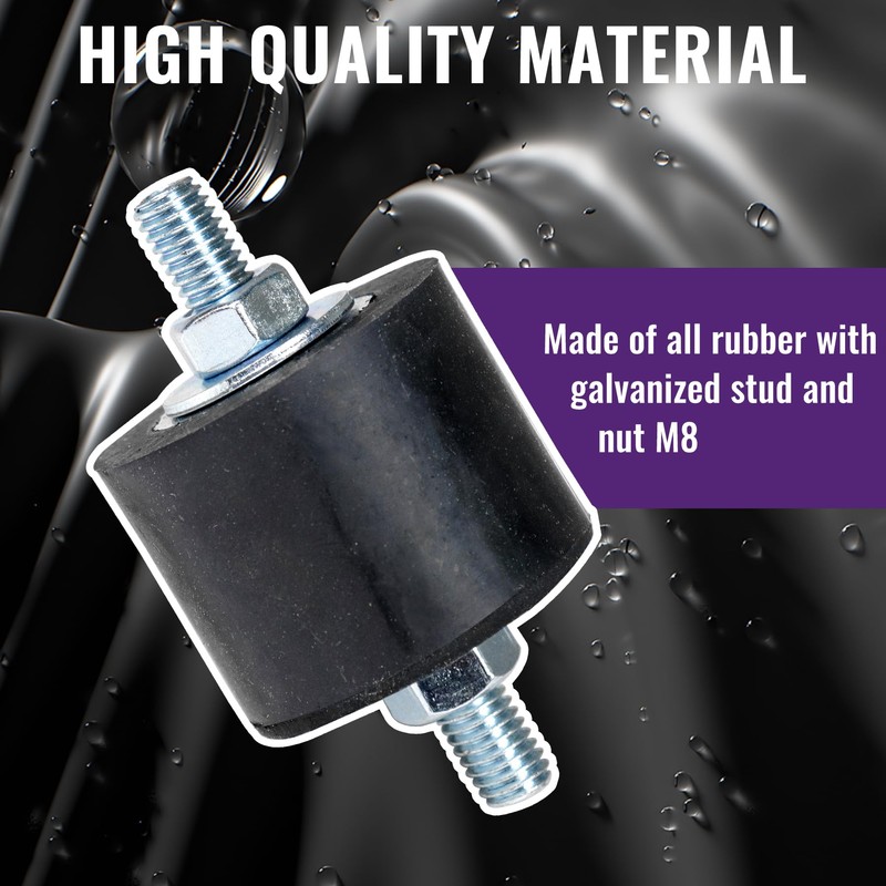 Mxclimate Air Conditioner Rubber Vibration Isolator Pads for Outdoor Mini