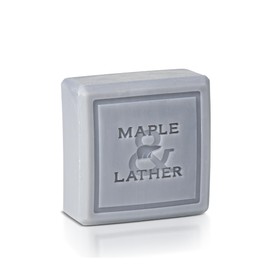 Maple & Lather Triple Milled Bar Soap with Shea Butter, Alpine Cedar Scent, Long-Lasting, Sustainably Sourced, 209g - Made in Provence, France