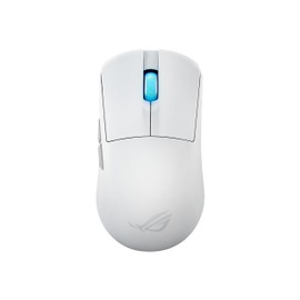 ASUS ROG Harpe Ace Mini Wireless Gaming Mouse, 49g Lightweight, AimPoint Pro 42K Optical Sensor, Optical Micro Switches, ROG Polling Rate Booster, Esports and FPS, Small, Medium, Lunar White