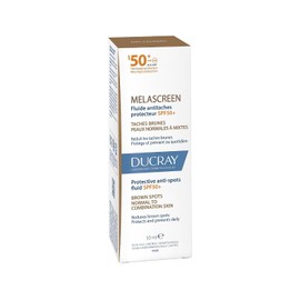 DUCRAY, Melascreen Fluido Protector Solar FPS 50+, Antimanchas, Para Piel Normal a Mixta, 50 ml