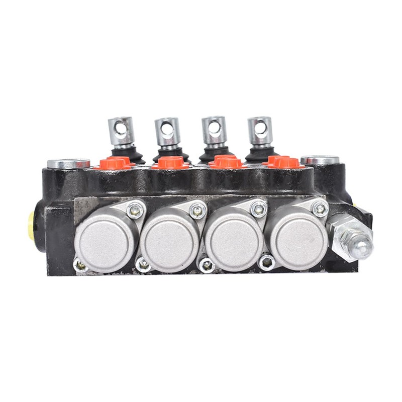 mitoharet 4 Spool Hydraulic Monoblock Double Acting Control Valve 11