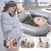 Inflatable Shampoo Basin and Bedside Shower Water Bag– Portable Hair