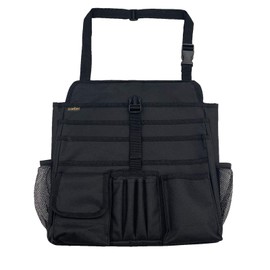 ECWKVN Car Front Seat Organizer with Dedicated Tablet/Laptop Storage, Mutilpurpose Car Backseat Organizer with Cup Holder-Adjustable Strap, Hardened Buckles, Car Seat Organizer Law Enforcement