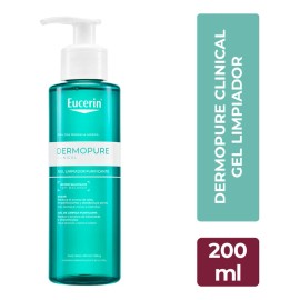 Gel Limpiador Purificante Dermopure Clinical Facial Eucerin 200ml                                                                                     