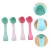 Healeved Sets Self-standing Face Washing Brush Exfoliating Grooves Deep for