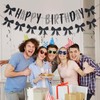 FloralGrace Black Bow Banne Birthday Decoration, Birthday Party Decorations with