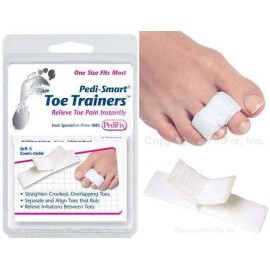 PEDIFIX Pedi-Smart Overlapping Crooked Toe Pain Trainers Wraps OSFM 2/PK P51