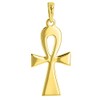Religious by Jewelry America Solid 14K Yellow Gold Egyptian Ankh