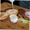 LABRIMP Ceramic Milk Gravy Boat Elegant Sauce Dispenser for Kitchen