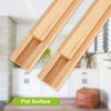 LANIAKEA 6PCS Wood Drawer Slide 16 Inches Wooden Drawer Slides