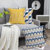 Fukeen Home Geometric Set of 4 Throw Pillow Covers Modern