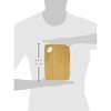 Lipper International Bamboo Wood Thin Kitchen Cutting Boards with Oval