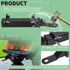 ECOTRIC Golf Cart Universal Rear Hitch with 2" Receiver for