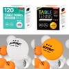 Star 3-Star Table Tennis Ball (Pack of 120) White (GB220)
