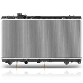 SCITOO Full Aluminum Radiator Replacement for 1995 1996 1997 for Toyota Tercel Sedan 1.5L 1750 Plastic Radiator