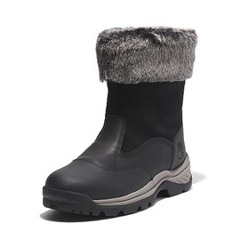 Timberland Women's White Ledge Pull-On Waterproof Insulated Boot, Black Full-Grain, 9.5