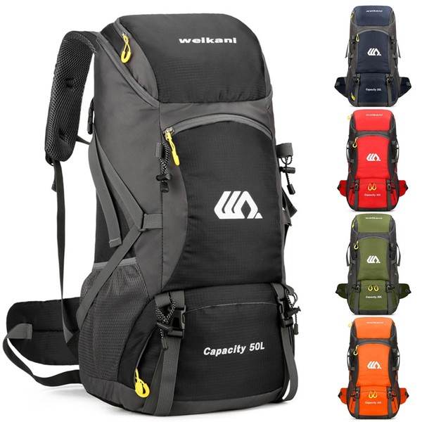Taeku Hiking Backpack, 16.9 gal (50 L), Waterproof, Foldable, Mountaineering
