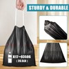 JUKFITA Small Trash Bags, 60 Count 4 Gallon Drawstring, Extra