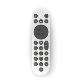 Sky Glass and Sky Stream TV Remote - Ceramic White