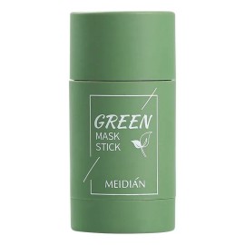 Mascarilla Facial En Barra Té Verde Limpiadora Meidian Todo Tipo De Piel