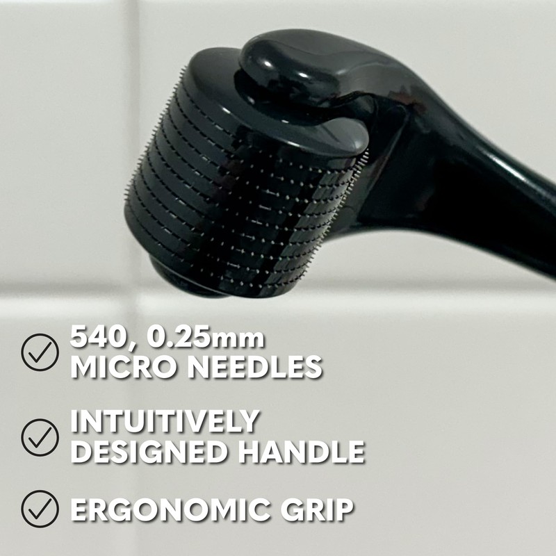 The Beard Club Enhanced Beard Growth Kit - Derma Roller,