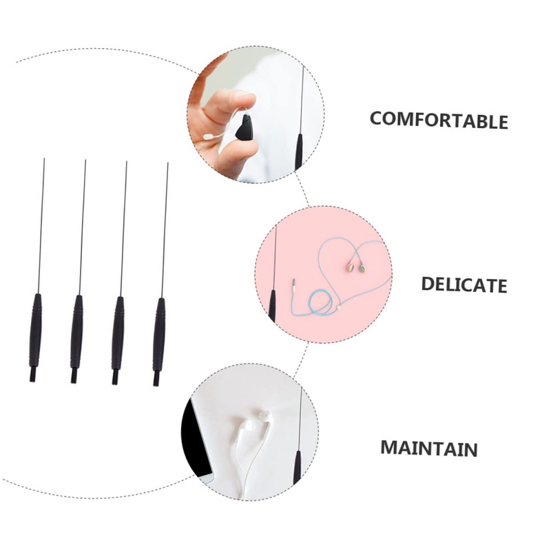 FRCOLOR Hearing Aid Cleaning Brush Set with Magnet Essential Hearing
