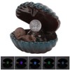 Incense Holder European Style Shell Shape LED Lamp Backflow Aromatherapy