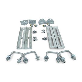 Sturdy Built (4) 12" Galvanized Swivel Top Bunk Bracket Kit with Hardware for 2x3 Boat Trailer Crossmember