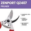 Zenport QZ407 Rotating Handle Professional Pruner, 2 Inch Blades -