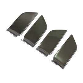 Ruiq Toyota Harrier 80 Series Interior Stainless Steel Front Rear Inner Door Handle Garnish Designed for Toyota Harrier (Chrome Plated)